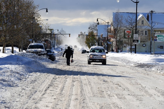 Intense Winter Storm Brings Multiple Feet Of Lake Effect Snow To Buffalo Area