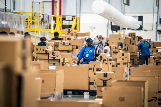 Amazon Sortation Center In Georgia Prepares For Holiday Rush