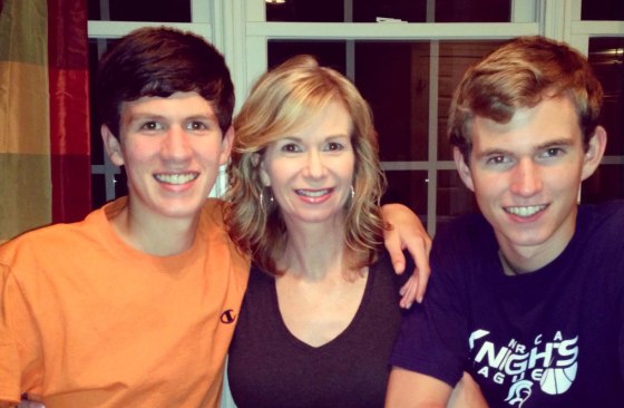 Amy McCready is pictured with her two sons.