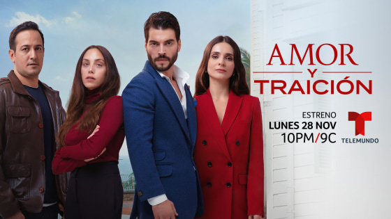 'Amor y Traición': Estreno, lunes 28 de noviembre 10PM/9C, por Telemundo