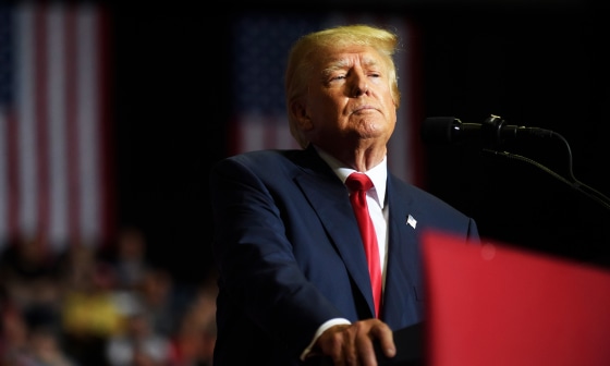 Image: Former President Donald Trump speaks at a Save America Rally in Youngstown, Ohio.