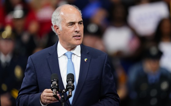 Bob Casey at an event on the campus of Wilkes University, in Wilkes-Barre