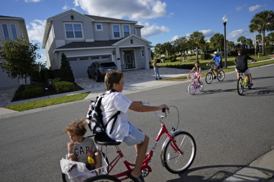 The house where former Brazil President Jair Bolsonaro is staying in Florida.