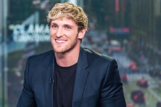 NEW YORK, NEW YORK - JULY 22: American Internet personality, actor, director, and YouTuber Logan Paul appears on "The Claman Countdown" with Liz Claman at Fox Business Network Studios on July 22, 2019 in New York City. (Photo by Steven Ferdman/Getty Images)