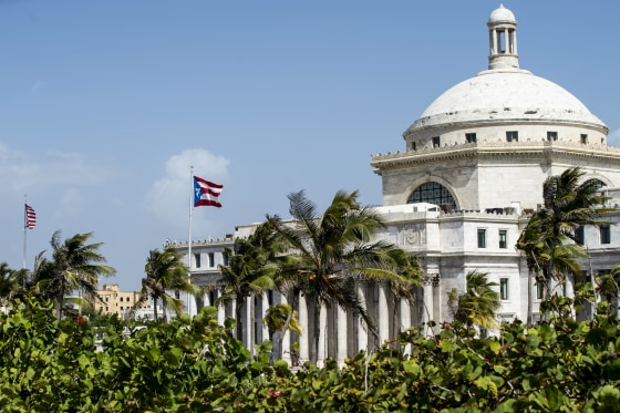 The Capitol building in San Juan, Puerto Rico.