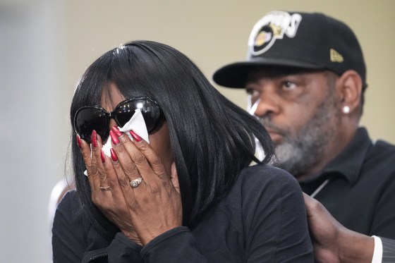 Tyre Nichols mother Rowvaugh wells weeps about her son