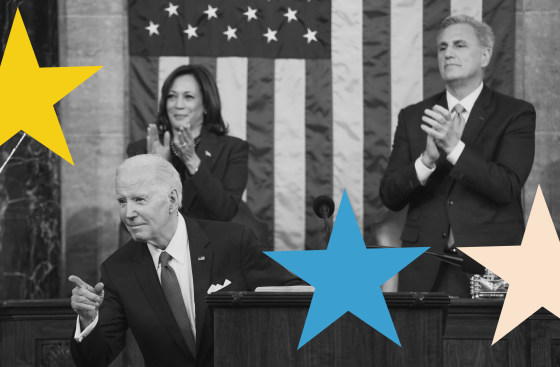 Image: President Joe Biden delivers the State of the Union address at the Capitol on Tuesday.