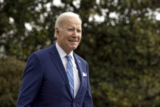 Joe Biden on the South Lawn of the White House