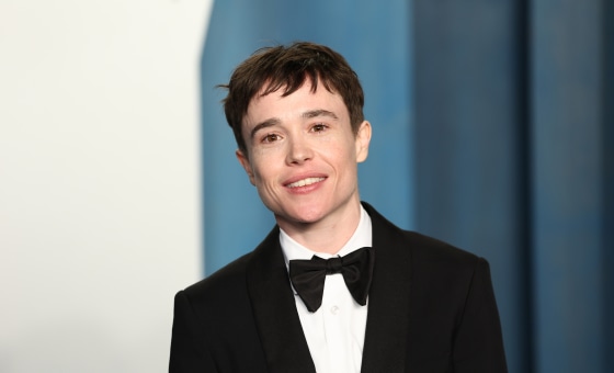 Elliot Page attends the 2022 Vanity Fair Oscar Party in Beverly Hills, Calif.