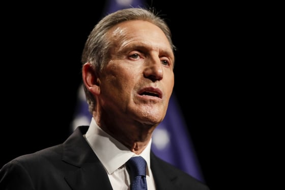 Howard Schultz in West Lafayette, Ind., in 2019.