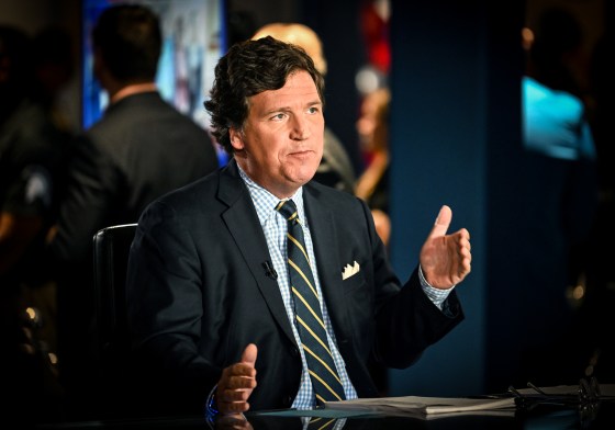 Tucker Carlson speaks during 2022 FOX Nation Patriot Awards on Nov. 17, 2022 in Hollywood, Fla.