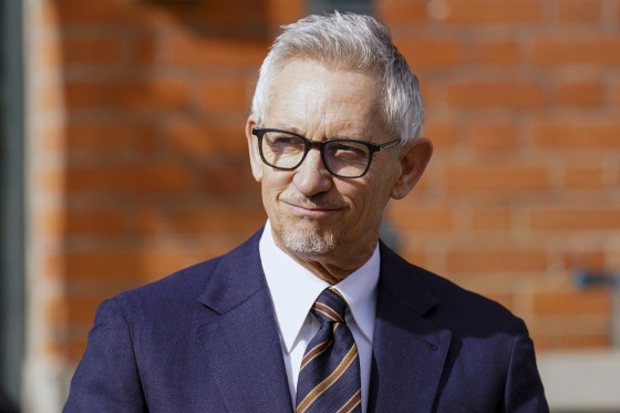 BBC's Match of the Day presenter Gary Lineker outside his home in London on March 11, 2023.