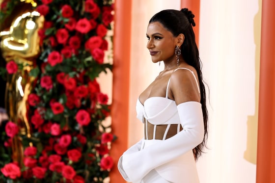Image: Mindy Kaling attends the 95th Annual Academy Awards on March 12, 2023 in Los Angeles.