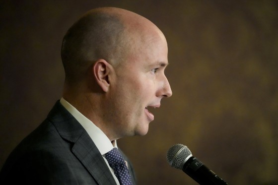 Utah Gov. Spencer Cox in Salt Lake City on March 3, 2023.