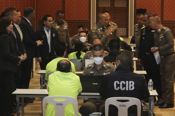 Thai police announced Wednesday they have busted a gang that operated call centers to deceive elderly U.S. citizens into wiring them money, netting more than 3 billion baht ($87 million).