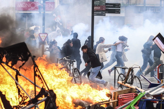 King Charles and the Queen Consort postpone state visit to France after  pension protests turn violent