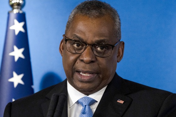Defense Secretary Lloyd Austin in Israel on March 9, 2023.
