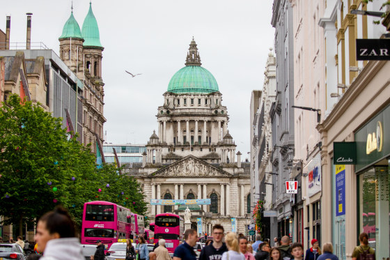 Belfast City Hall in Northern Ireland.