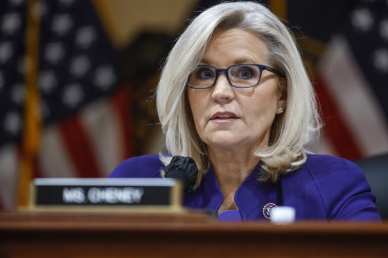 Rep. Liz Cheney, R-Wyo., on Capitol Hill on Dec. 19, 2022.