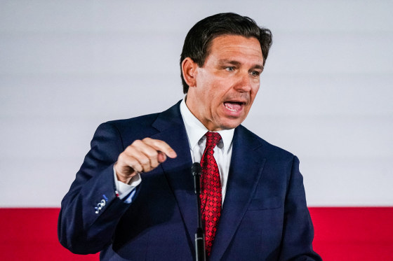 Florida Gov. Ron DeSantis speaks in Smyrna, Ga., on March 30, 2023.