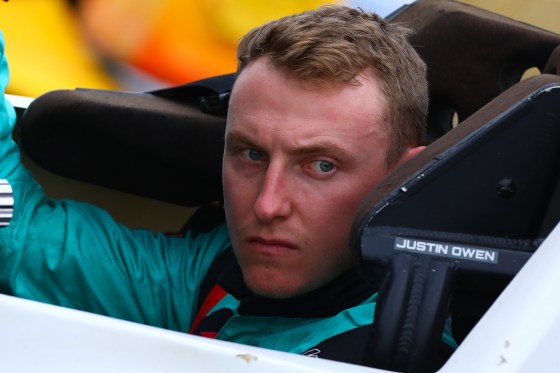 Sprint car driver Justin Owen.