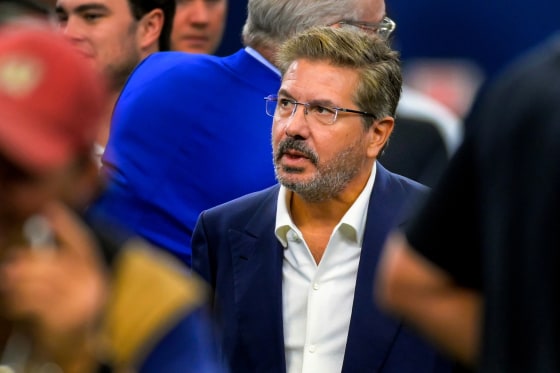 Washington Commanders owner Dan Snyder at a game against the Dallas Cowboys on Oct. 2, 2022, in Arlington, Texas.