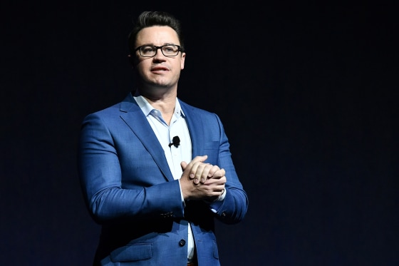 Disney’s head of distribution, Dave Hollis, speaks at CinemaCon in Las Vegas on March 28, 2017. Walt Disney Studios presentation, CinemaCon, Las Vegas, USA - 28 Mar 2017