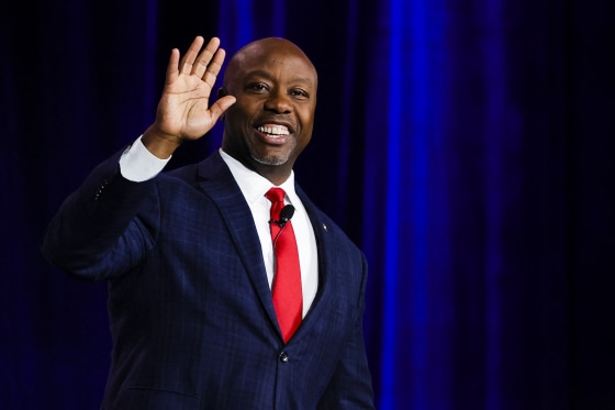 Tim Scott at the Republican Jewish Coalition Annual Leadership Meeting in Las Vegas