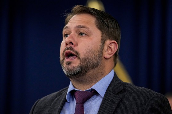 Rep. Ruben Gallego, D-Ariz., in Phoenix on April 6, 2023.