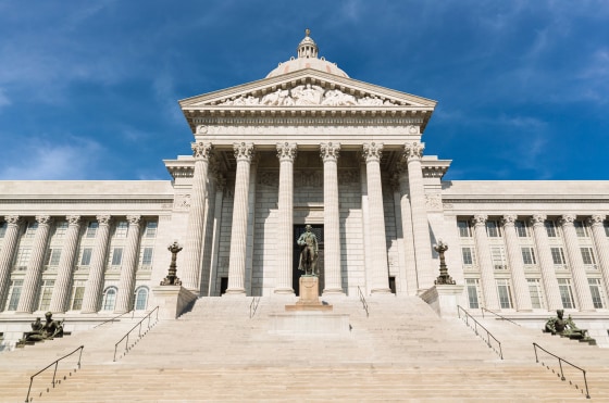 The Missouri State Capitol building exterior