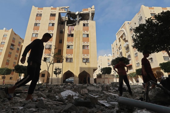 Israel's army and Gaza militants traded heavy cross-border fire overnight, with at least 22 Palestinians killed over two days in the worst escalation of violence to hit the coastal territory in months.