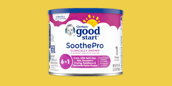 Gerber Good Start SootheProTM Powdered Infant Formula.