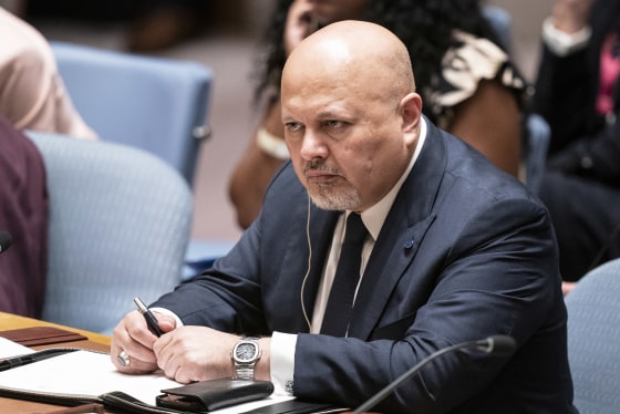 Karim Khan at the UN Headquarters