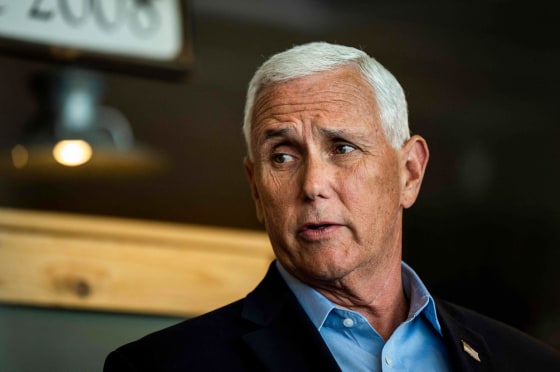 Former Vice President Mike Pence in Waukee, Iowa, on June 8, 2023.