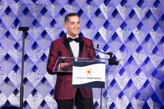 Frankie Miranda at the Hispanic Foundation gala in 2023. 