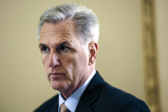 Image: Speaker of the House Kevin McCarthy walks to the House Chambers to open up the legislative session in the Capitol on June 5, 2023.
