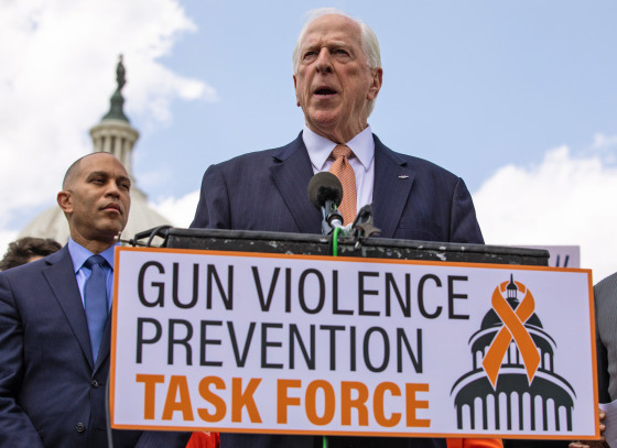 Rep. Mike Thompson, D-Calif., speaks for the Gun Violence Prevention Task Force on June 13, 2023.