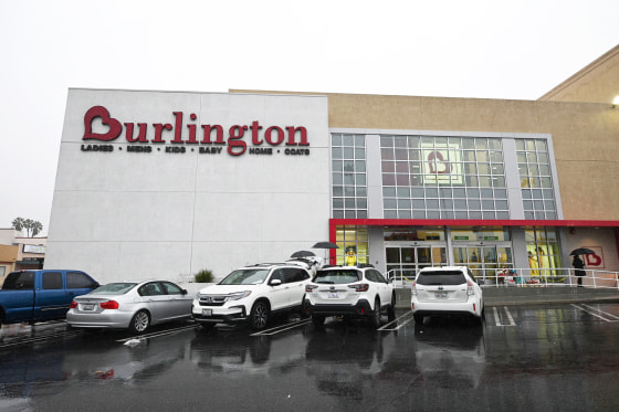 View of the outside of the Burlington coat factory store where a teenage girl was killed by a police stray bullet in North Hollywood, California, December 27, 2021. - Bodycam footage of the "chaotic" police shooting of a teenager in a California department store was released Monday, as critics claimed officers were all-too-ready to open fire.
Fourteen-year-old Valentina Orellana-Peralta was trying on clothes in a changing room when a stray bullet came through the wall and hit her, killing her instantly on December 23.