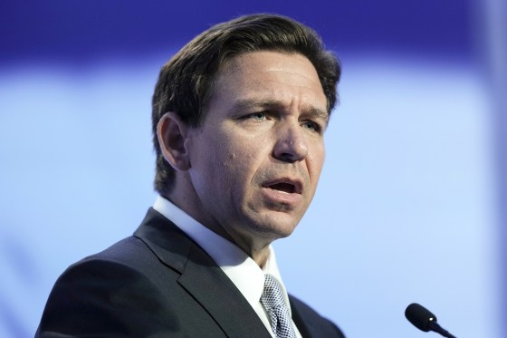 Republican presidential candidate Florida Gov. Ron DeSantis speaks at the Moms for Liberty meeting in Philadelphia, Friday, June 30, 2023.