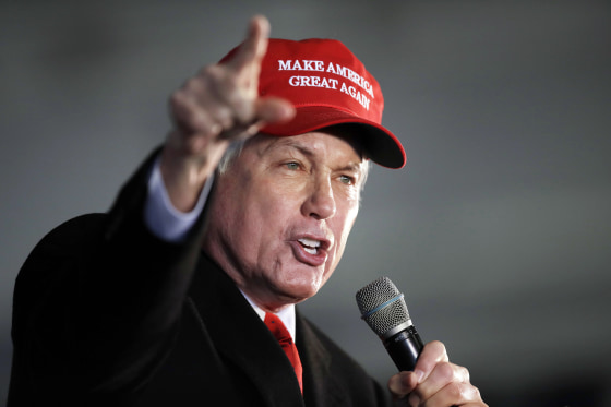 Attorney Lin Wood at a rally in Alpharetta, Ga., in 2020.