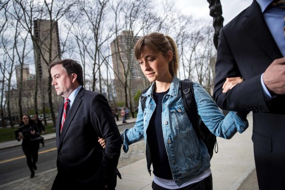 Actress Allison Mack Appears In Court Over Case Involving Alleged Sex Cult