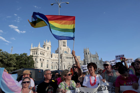 Gay pride march in Madrid 2023