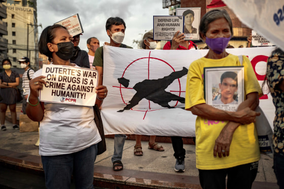 Image: Families Of Drug War Victims Watching Livestream Of ICC Decision On Duterte Case