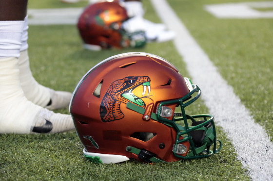 A Florida A&M helmet.