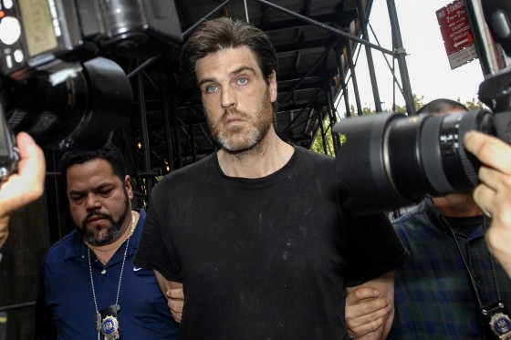 Robert Chambers is escorted into Manhattan criminal court for his arraignment on Oct. 23, 2007, in New York.