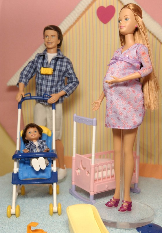 midge & baby happy family barbie