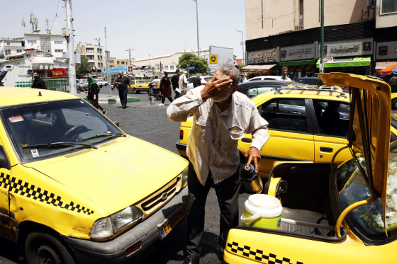Heatwave in Iran forces government to announce two-day public holiday, Tehran - 01 Aug 2023