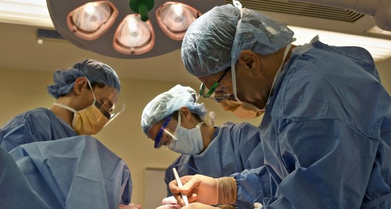 a bilateral mastectomy on a transgender patient