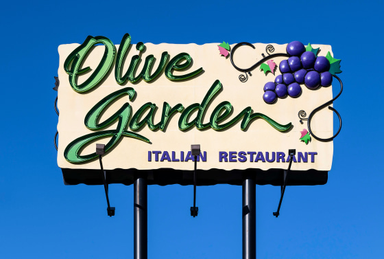 Olive Garden restaurant billboard ad