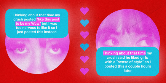 Collage of TikTok creator @ryelejean and screenshots of text from her videos